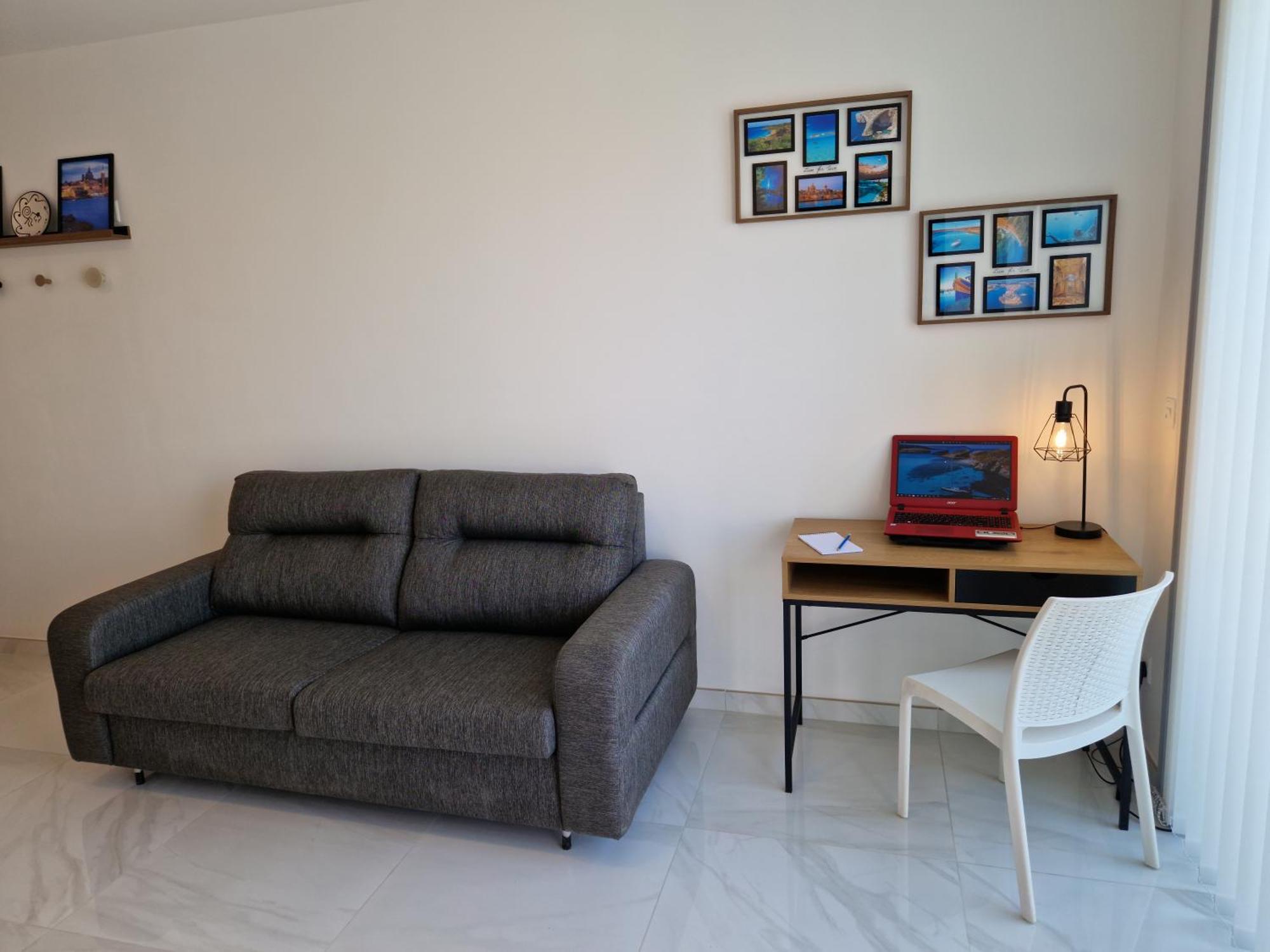 Sea View New Penthouse Terrace & Garage Parking Daire St. Paul's Bay Dış mekan fotoğraf