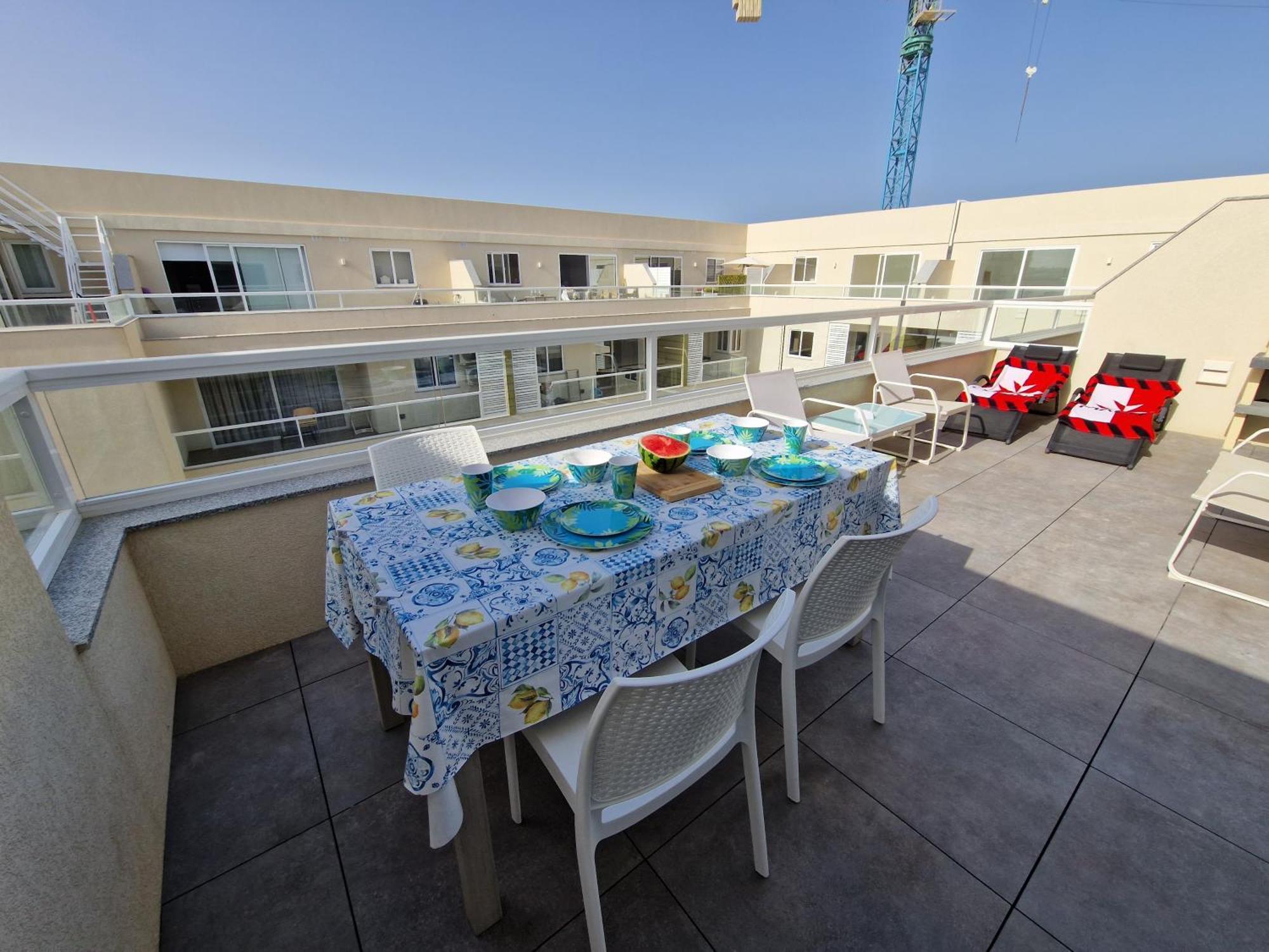 Sea View New Penthouse Terrace & Garage Parking Daire St. Paul's Bay Dış mekan fotoğraf